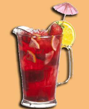Strawberry Kiwi, Herb & Fruit Iced Tea